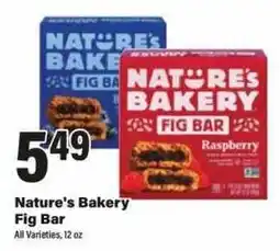 Big Y Nature's Bakery Fig Bar offer