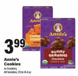 Big Y Annie's Cookies or Crackers offer