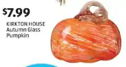Aldi Kirkton House Autumn Glass Pumpkin offer