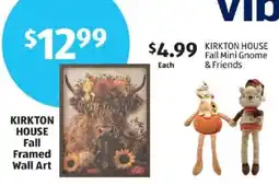 Aldi Kirkton House Fall Framed Wall Art offer