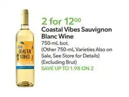 Publix Coastal Vibes Sauvignon Blanc Wine offer