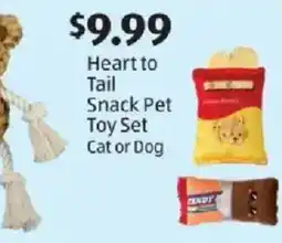 Aldi Heart to Tail Snack Pet Toy Set offer