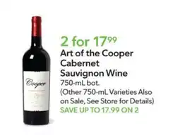 Publix Art of the Cooper Cabernet Sauvignon Wine offer