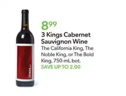 Publix 3 Kings Cabernet Sauvignon Wine offer