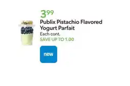 Publix Publix Pistachio Flavored Yogurt Parfait offer