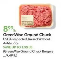 Publix GreenWise Ground Chuck offer