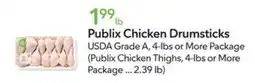 Publix Publix Chicken Drumsticks offer