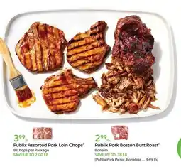 Publix Publix assorted pork loin chops offer