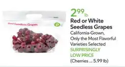 Publix Red Seedless Grapes offer