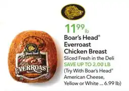 Publix Boar's Head Everroast Chicken Breast offer