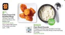 Publix Clam Shack Chowder offer
