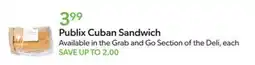 Publix Publix cuban sandwich offer