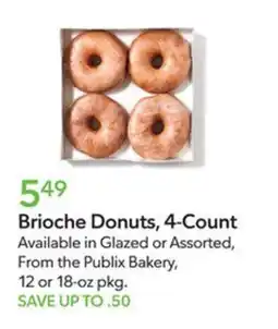 Publix Publix Bakery Brioche Donuts offer