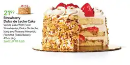 Publix Publix Bakery Strawberry Dulce De Leche Cake offer