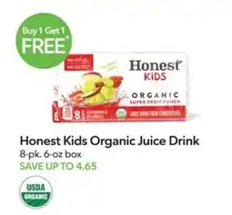 Publix Honest Kids Organic Juice Drink offer