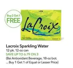 Publix Lacroix Sparkling Water offer