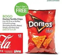 Publix Doritos tortilla chips offer