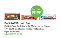 Publix Built Puff Protein Bar offer