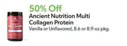 Publix Ancient Nutrition Multi Collagen Protein offer
