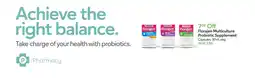 Publix Florajen Multiculture Probiotic Supplement offer