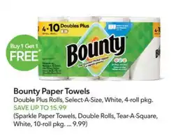 Publix Bounty paper towels offer