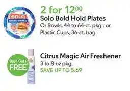 Publix Solo Bold Hold Plates offer