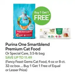 Publix Purina One Smartblend Premium Cat Food offer