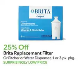 Publix Brita Replacement Filter offer