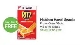 Publix Nabisco Handi-Snacks offer