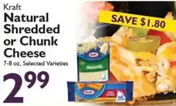 Festival Foods Kraft Natural Shredded or Chunk Cheese offer