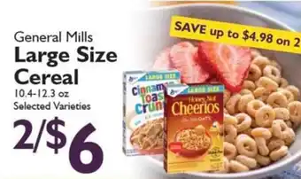 General Mills Large Size Cereal