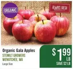 Haggen Food Organic Gala Apples offer