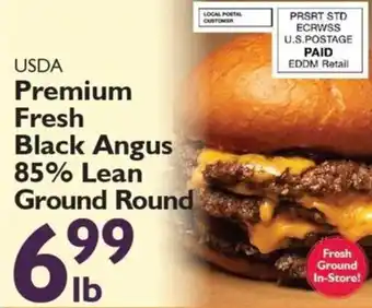 Usda premium fresh black angus ground round
