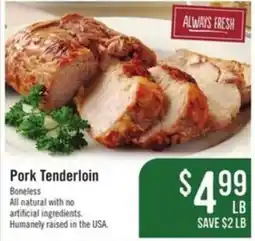 Haggen Food Pork Tenderloin offer