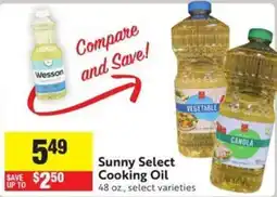 Save Mart Sunny Select Cooking Oil offer