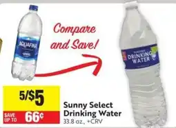 Save Mart Sunny Select Drinking Water offer