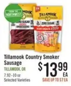 Haggen Food Tillamook Country Smoker Sausage offer