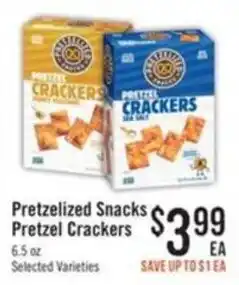 Haggen Food Pretzelized Snacks Pretzel Crackers offer