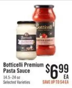 Haggen Food Botticelli Premium Pasta Sauce offer