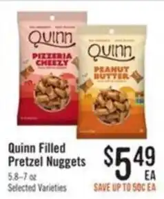 Haggen Food Quinn Filled Pretzel Nuggets offer