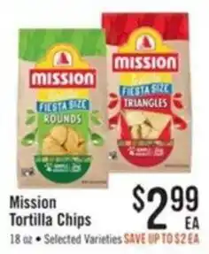 Haggen Food Mission Tortilla Chips offer