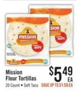 Haggen Food Mission Flour Tortillas offer