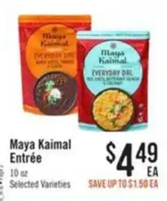 Haggen Food Maya Kaimal Entrée offer