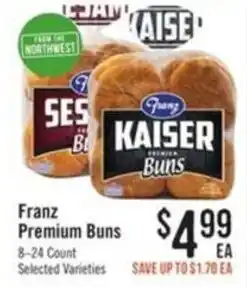 Haggen Food Franz Premium Buns offer