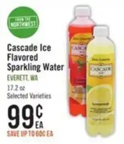 Haggen Food Cascade Ice Flavored Sparkling Water offer