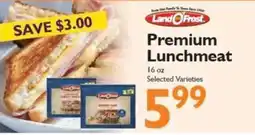 Festival Foods Land O Frost premium lunchmeat offer