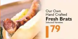 Festival Foods Our Own Hand Crafted Fresh Brats offer