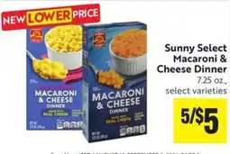 Save Mart Sunny Select Macaroni & Cheese Dinner offer