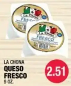 Carnicerias Jimenez La Chona queso fresco offer