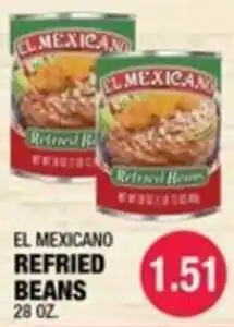 Carnicerias Jimenez El mexicano refried beans offer